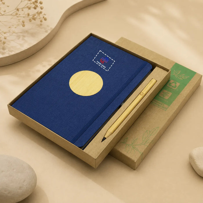Greeno Notebook & Pen With logo