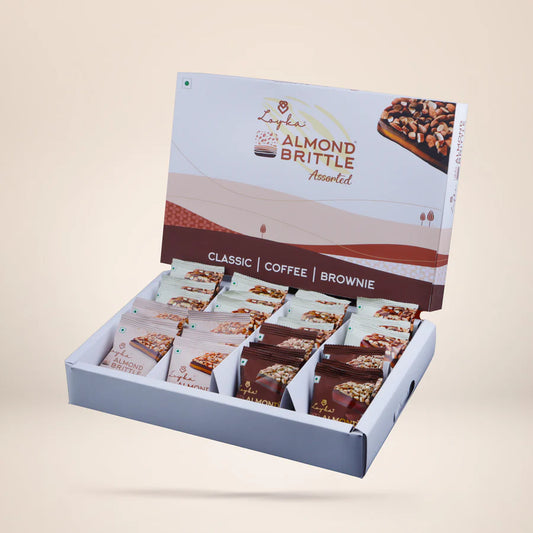 Assorted 
Almond Brittle 
(24pcs) Box