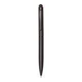 Black pen with stylus on a white background