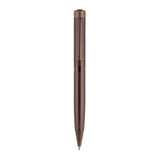 Brown pen on a white background