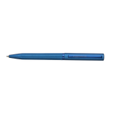 Blue pen on a white background