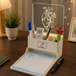 Notion Light-Up LED Board Desk Organiser with Stationery Holder