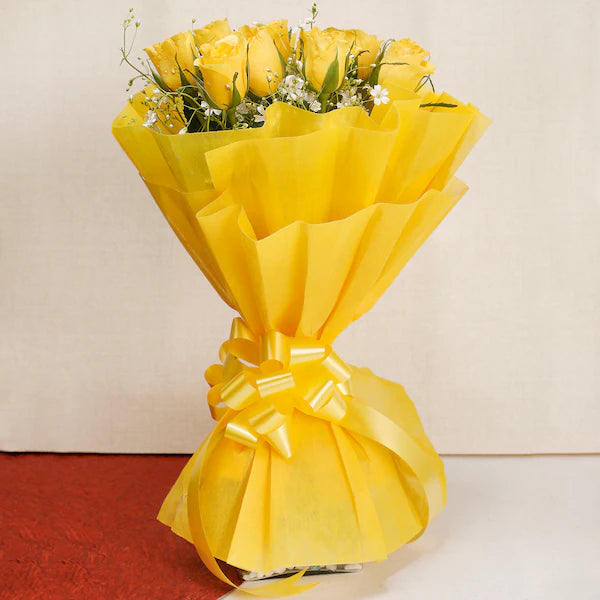 8 Yellow Roses – Giftech Global