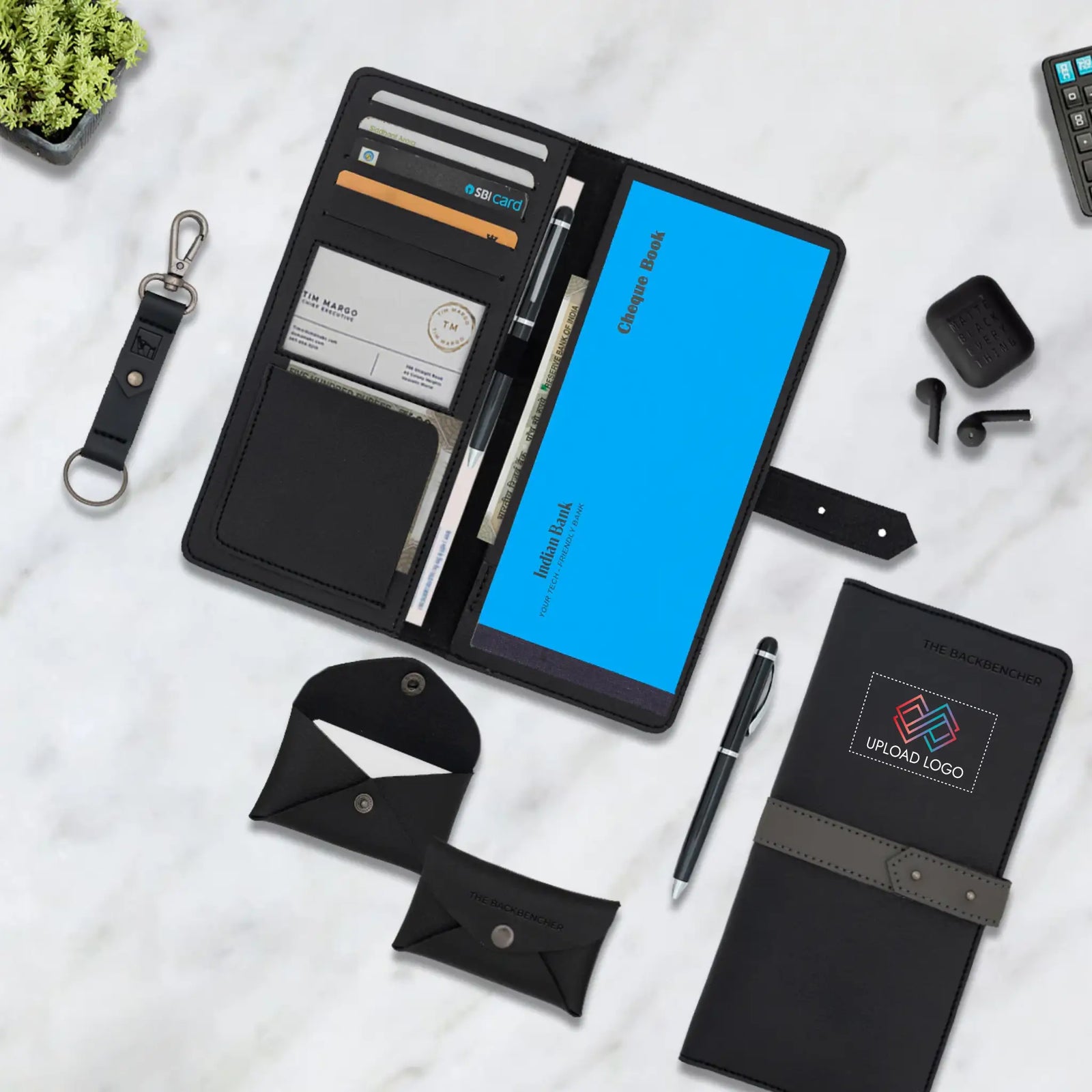 Classic Bank Organizer Gift Box Black