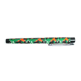 Camouflage-patterned pen on a white background