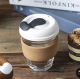 Glass Cork Mug (350 ml)