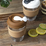 Glass Cork Mug (350 ml)