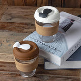 Glass Cork Mug (350 ml)