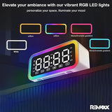 Edge Clock with Wireless Speaker