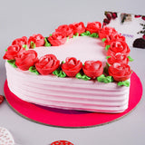 Heart Shaped Red Velvet Cake for Valentine’s Day