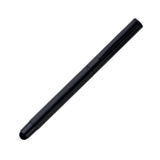 Black stylus pen on a white background