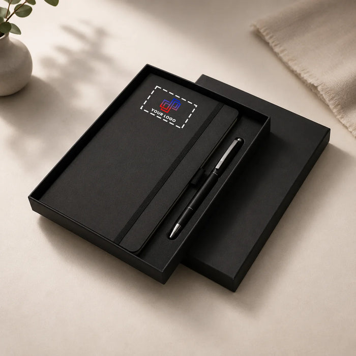Vio Vivo A5 Diary & Pen with logo