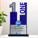 Acrylic Long Service Award Trophy
