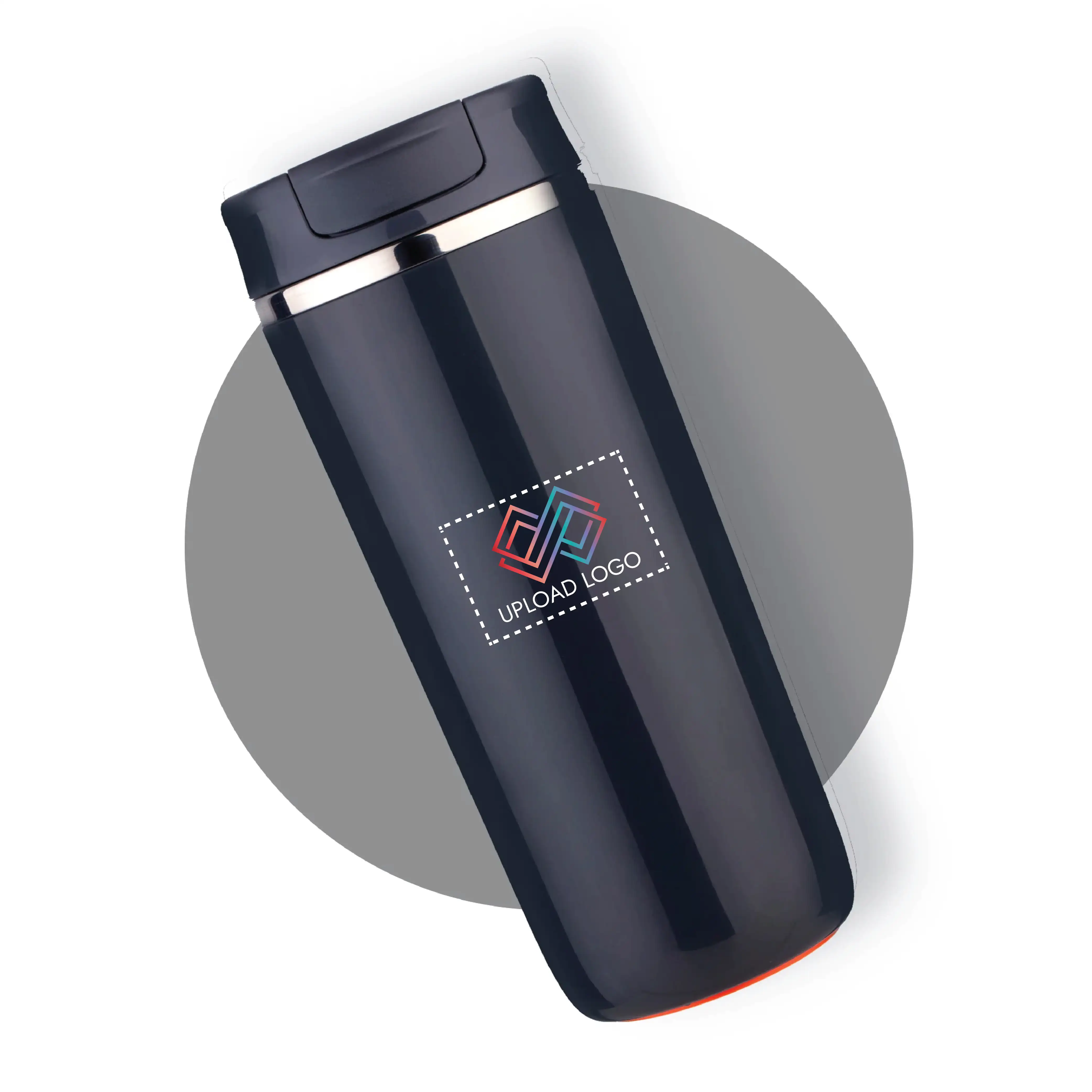 Ostrich Spill-Proof Suction Mug (400 ml) Grey