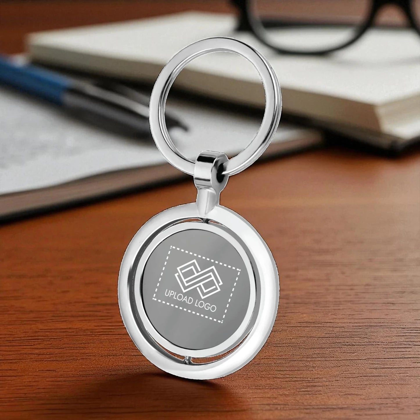 Sleek Sphere Keychain