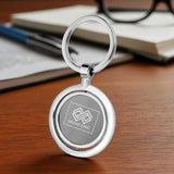 Sleek Sphere Keychain