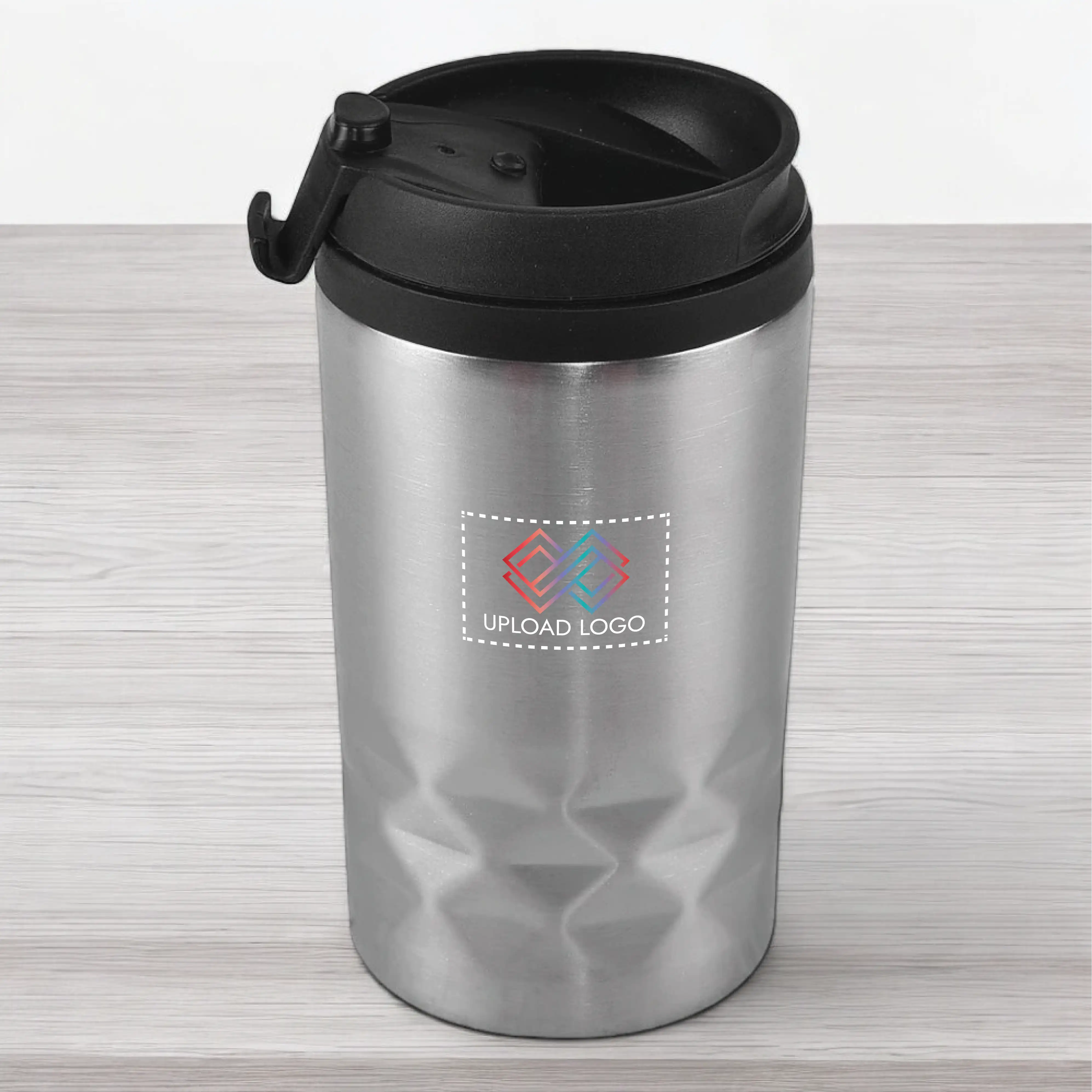 Toby Stainless Steel Double Wall Travel Mug (250 mL) Silver
