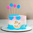 Ballon Theme Baby Shower Cake