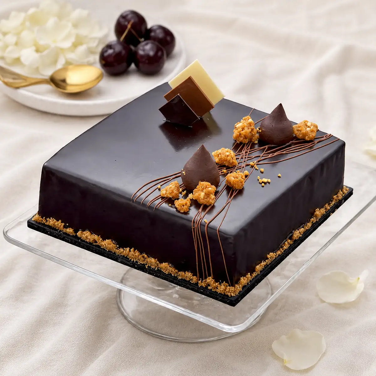 Belgium Chocolate Truffle Cake