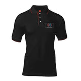 Men's Tipped Elegance Polo T-shirt with Embroidered Logo