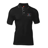 Men's Tipped Elegance Polo T-shirt with Embroidered Logo