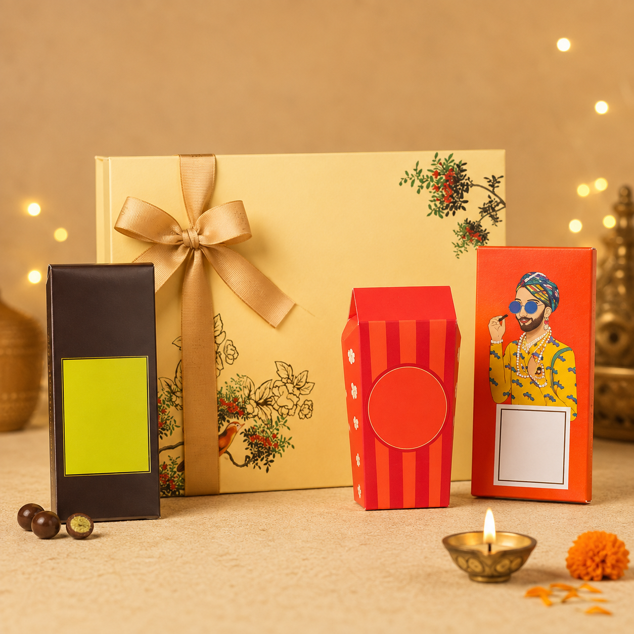 Celebration Hamper Box – Gourmet Chocolate Gift Set