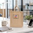 Basic Zipper Jute Bag