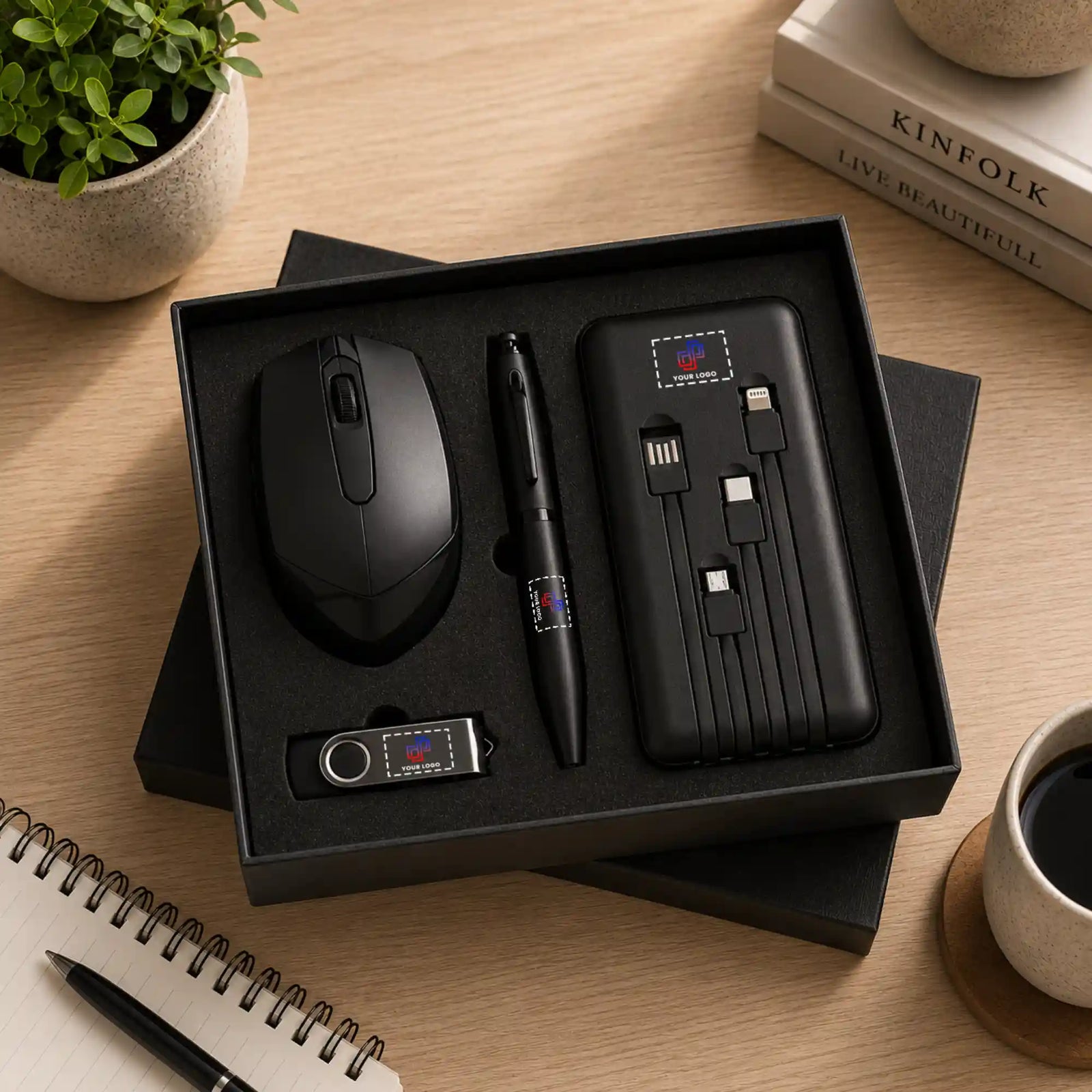 Power Bank Tech Gift Set for Professionals
