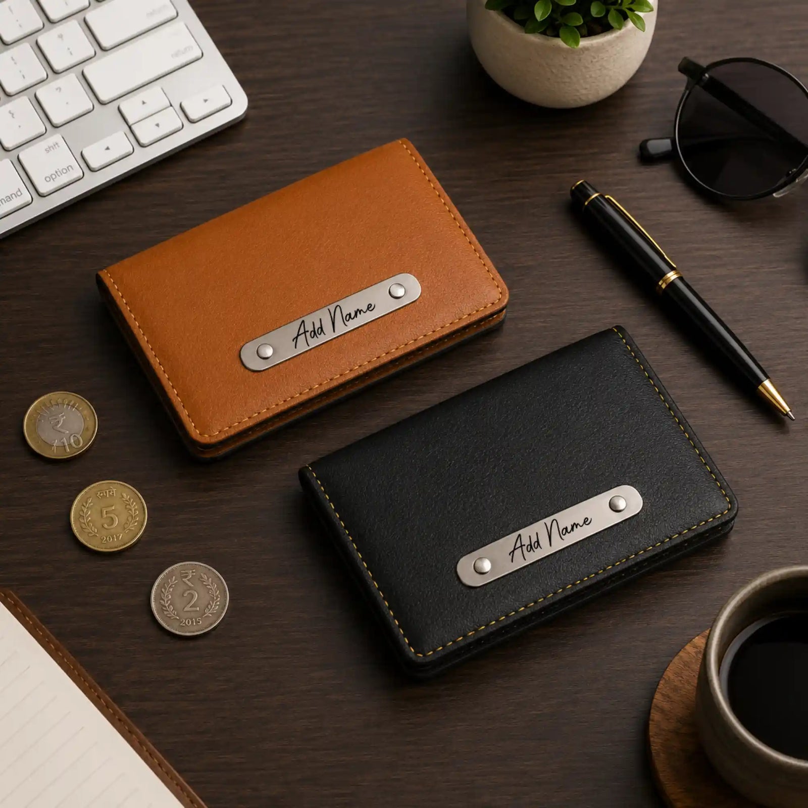 Premium Leather Multi Card Holder for Professionals