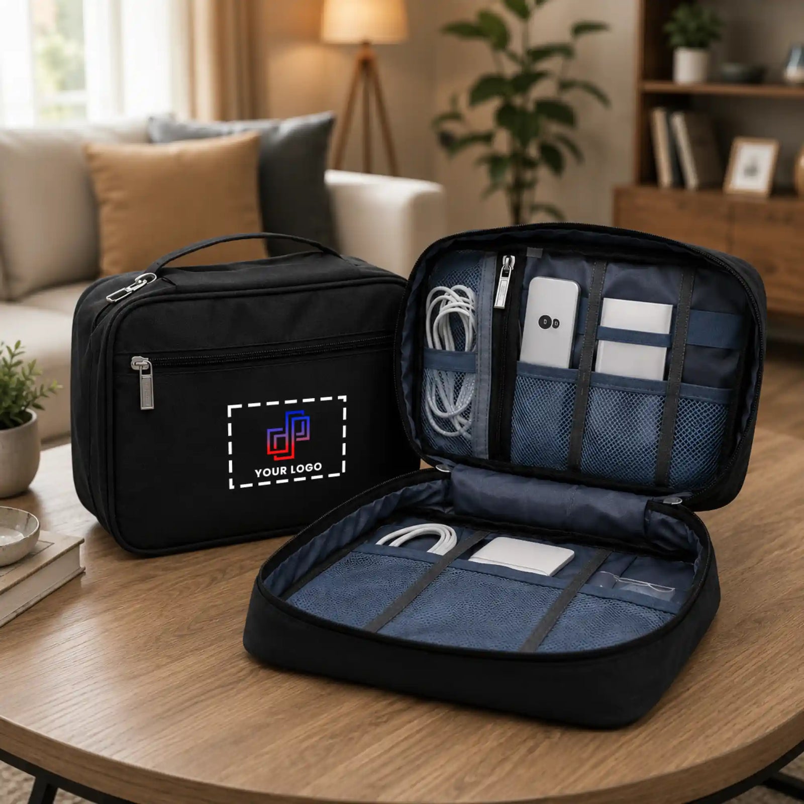 Premium Tech Organizer Pouch for Travel & Work