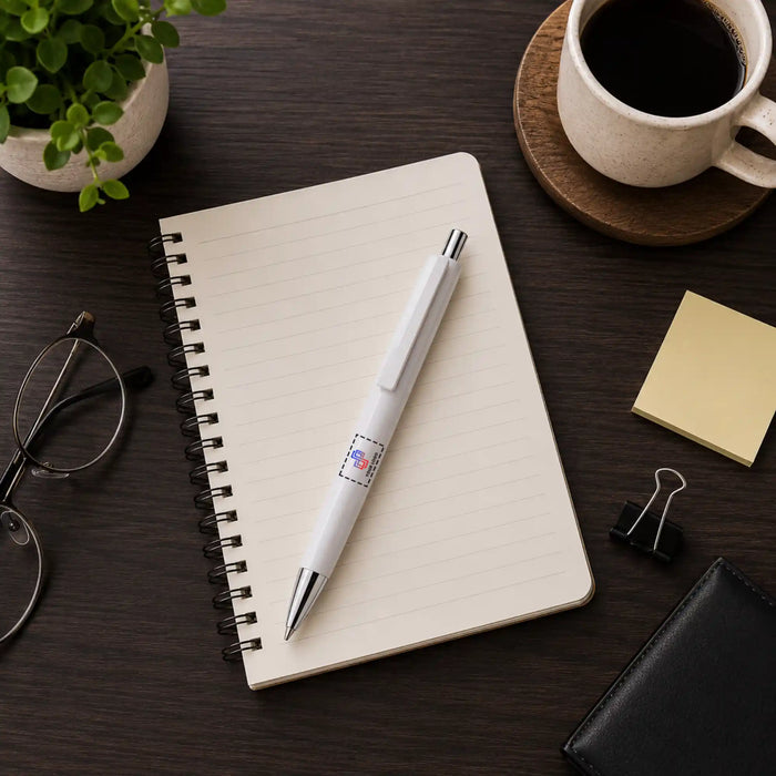 Plastic-Finish Plastic Click-Action Pen