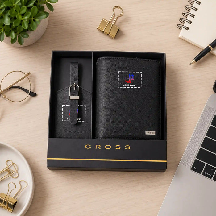 Cross Riontin Luggage Tag and Passport Holder Gift Set