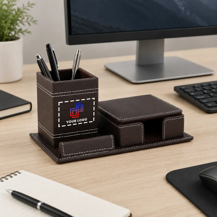Premium Square Pen Stand Desk Organizer