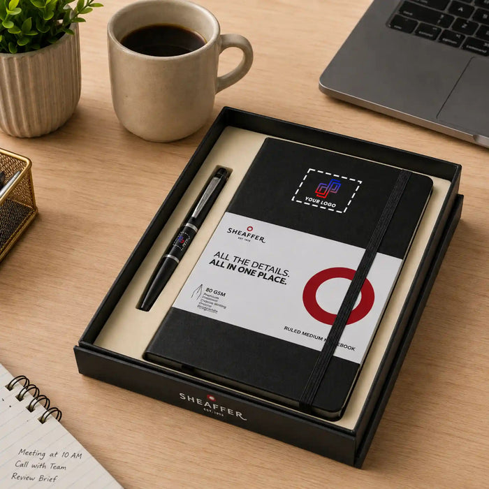 Sheaffer Medium Notebook and Ballpoint Pen Gift Set