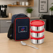Fresh 3 Stainless Steel Tiffin Set with Carry Pouch