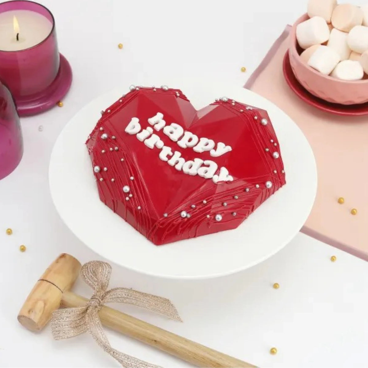 Red Velvet Pinata Cake