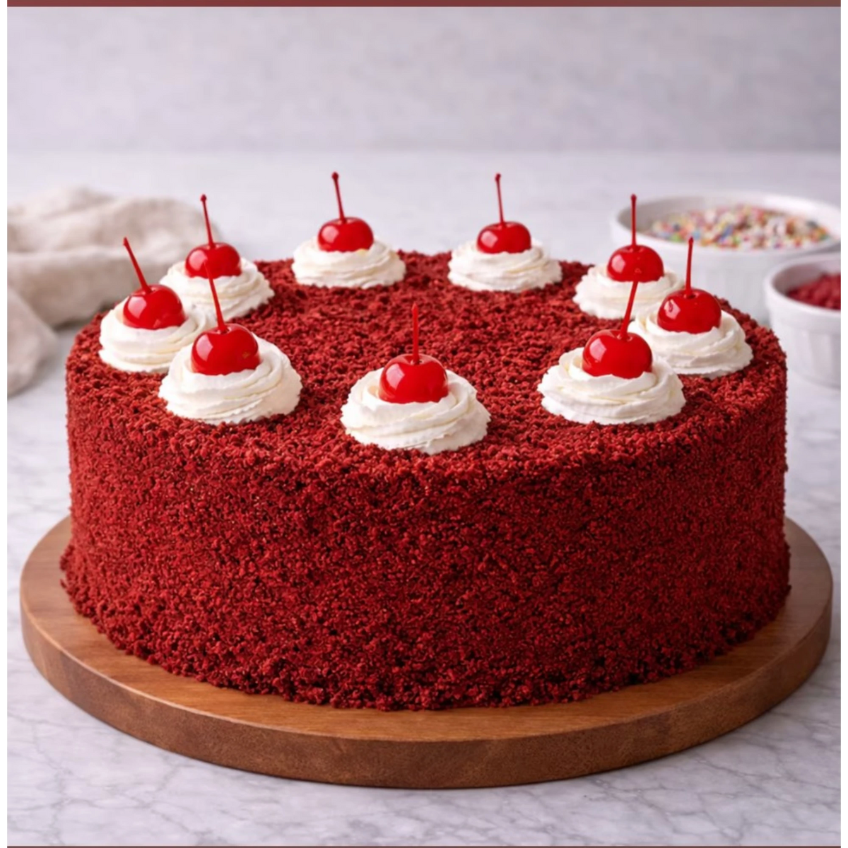 Cherry Red Velvet Delight