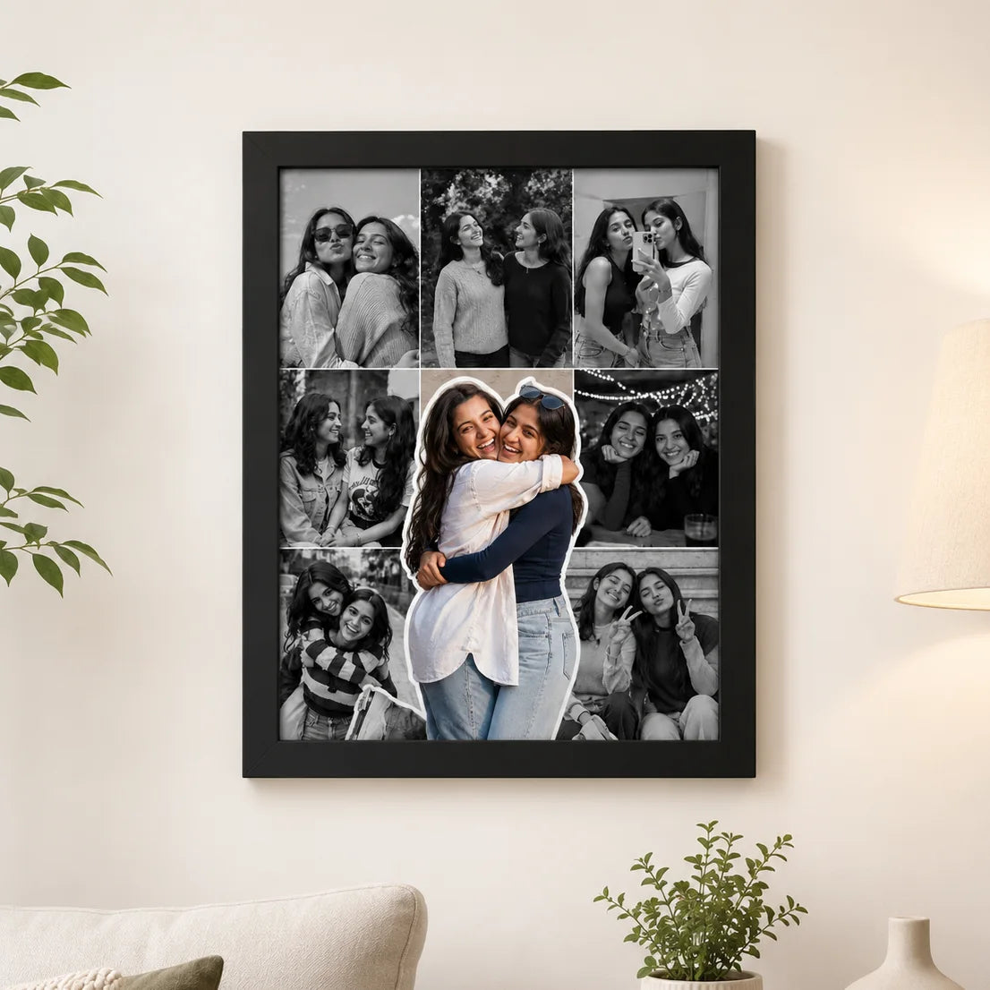 Custom Best Friends Collage Photo Frame