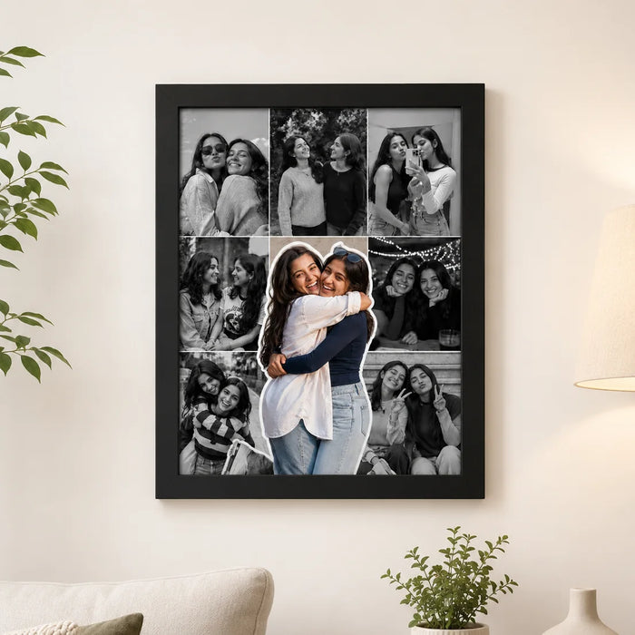 Custom Best Friends Collage Photo Frame