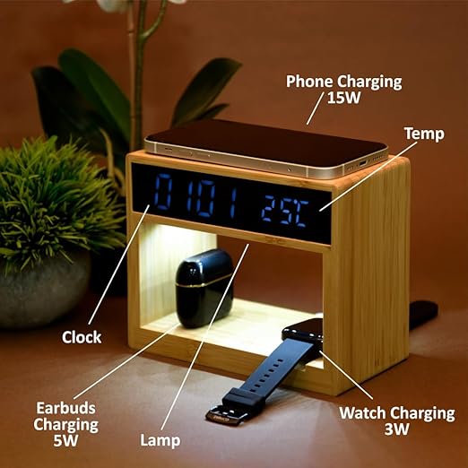 Corporate gifts wireless charger with watch 