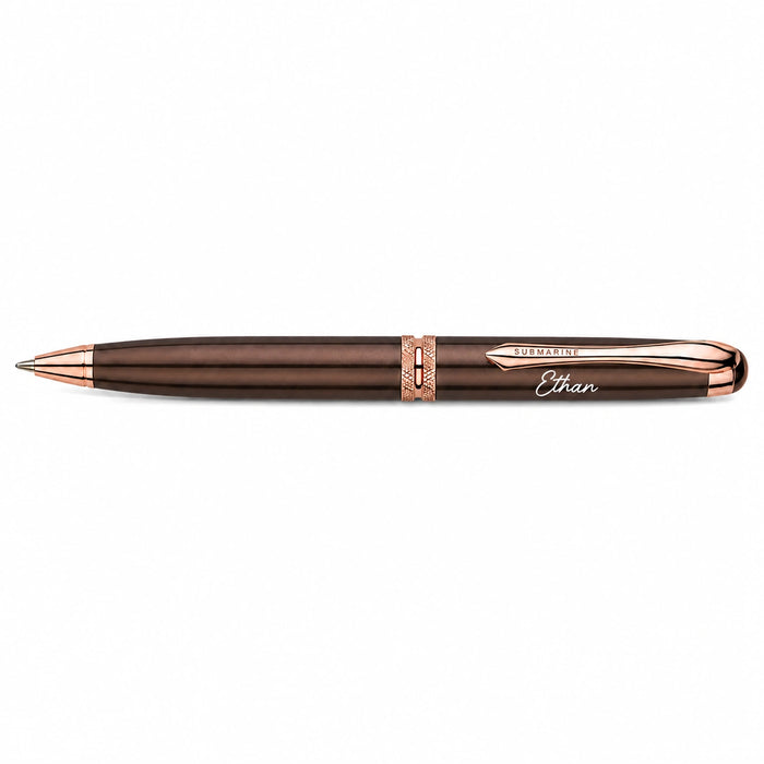 Elite Knurled Bronze Premium Ball Pen