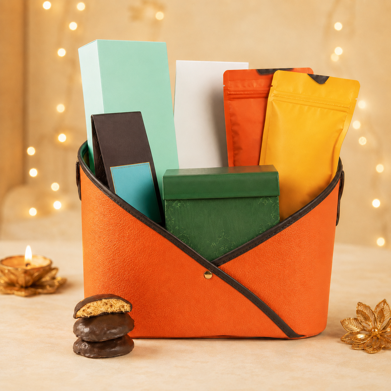 Family & Friends Gourmet Chocolate Hamper Basket