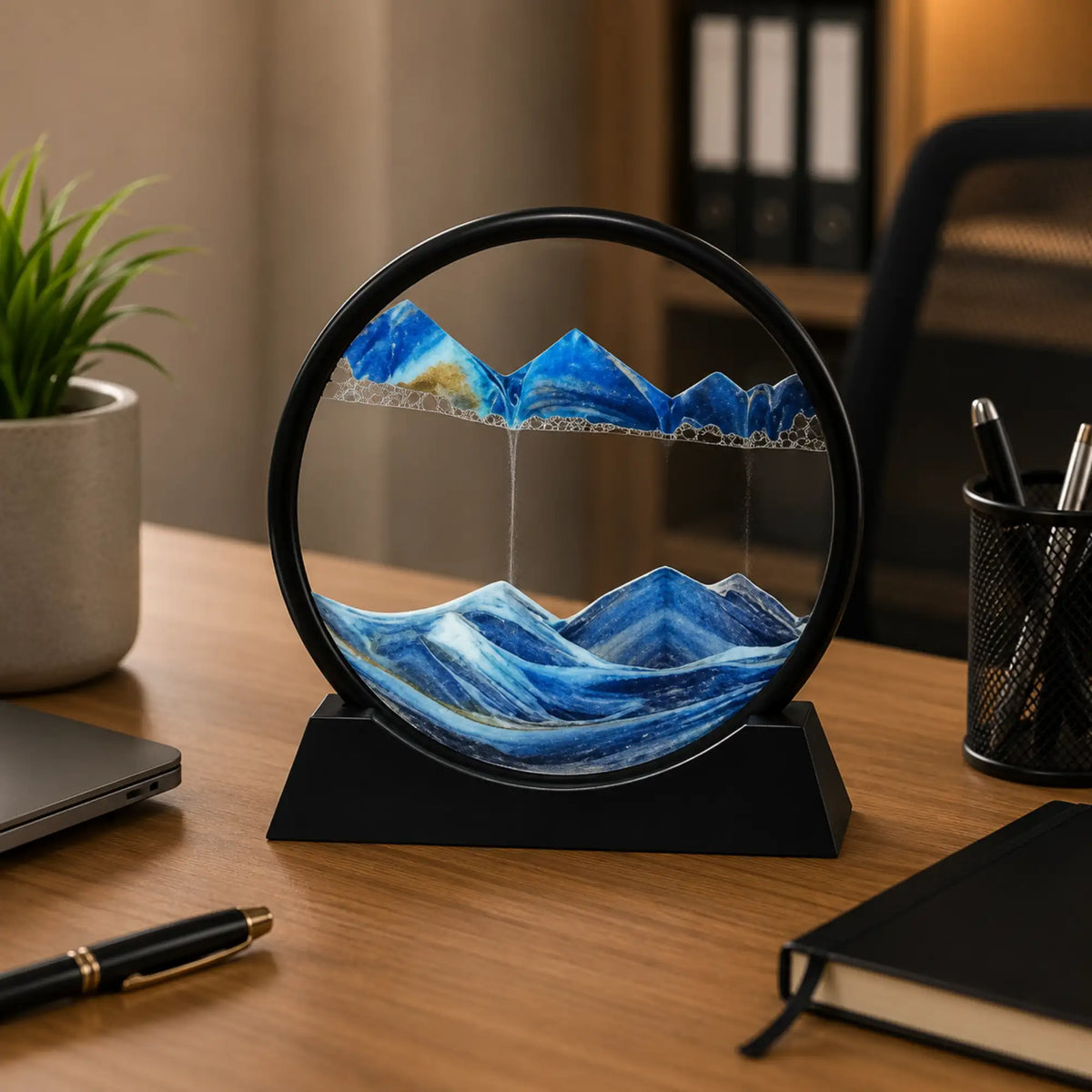7-Inch 3D Moving Sand Art Decor