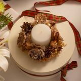 The Winter Glow Wreath