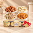 Festive Season Delights – Premium Dry Fruit & Ferrero Rocher Gift Combo