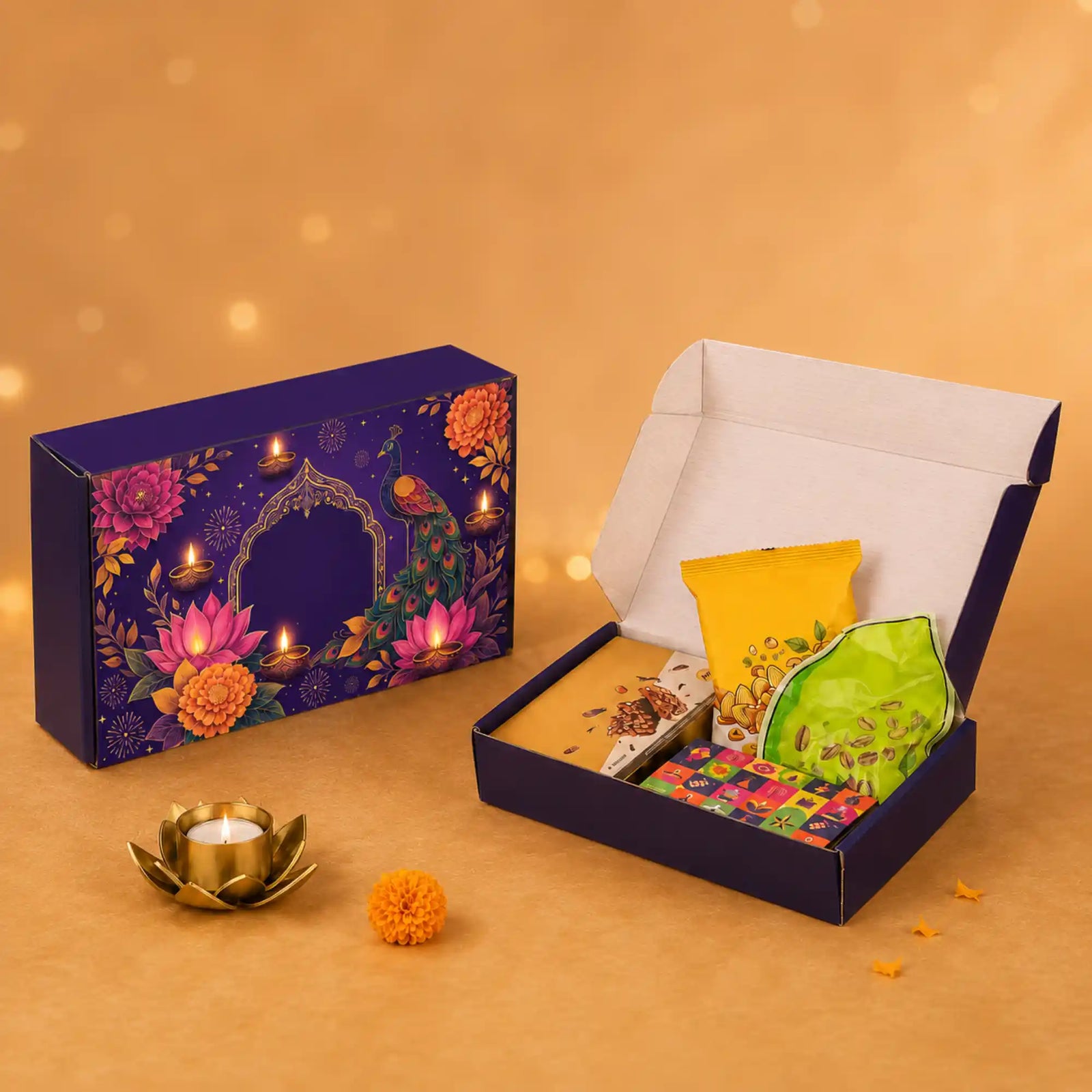 Festive Aura Box – Premium Diwali Gourmet Gift Hamper
