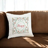 Floral Personalized Cushion