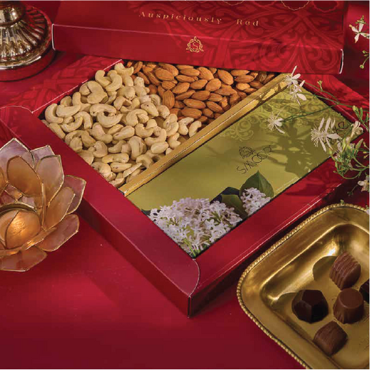 Dry Fruit with Chocolate Diwali Gift Hamper