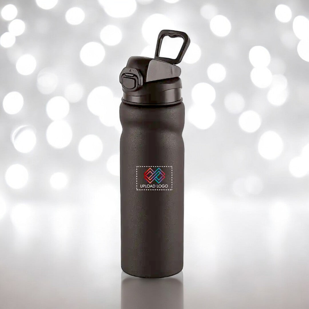 PRESS ON STEEL BOTTLE CAPACITY - 800ML