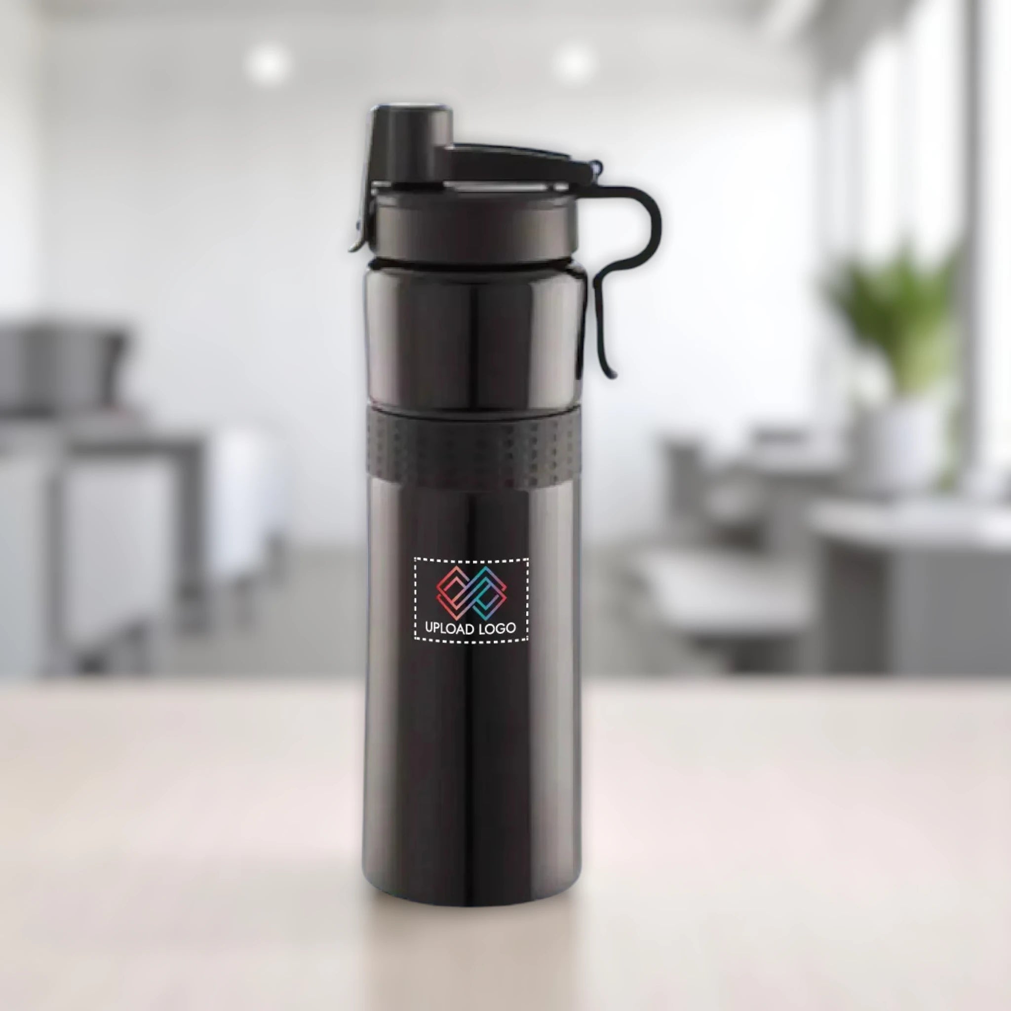 Hiker Steel Sipper Bottle (850ml) BLACK